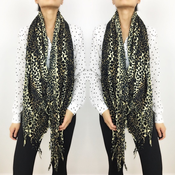 SOFT high end leopard scarf - Picture 3 of 7